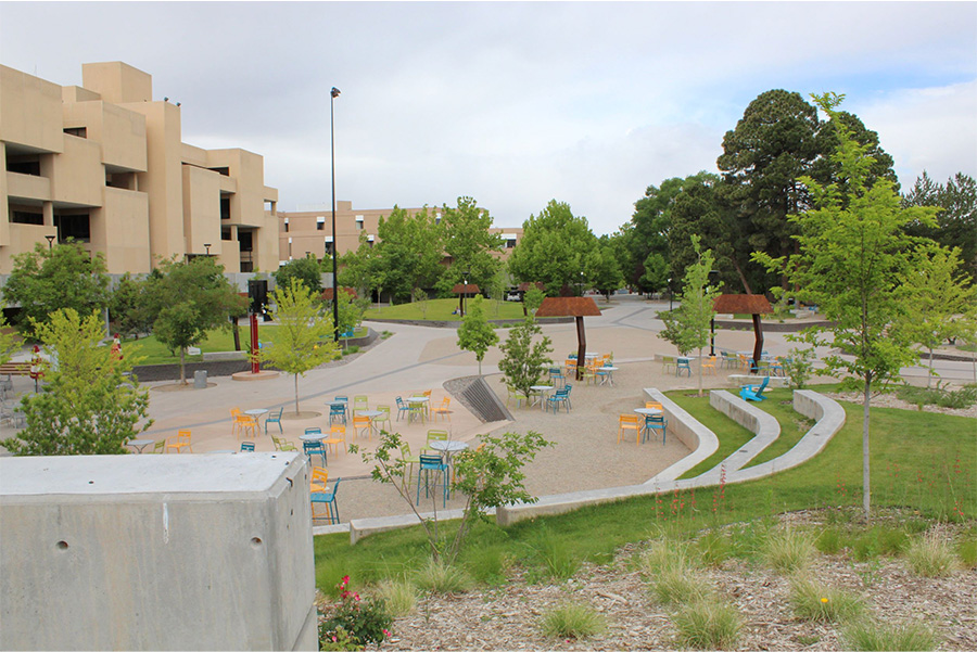 outdoor concourse